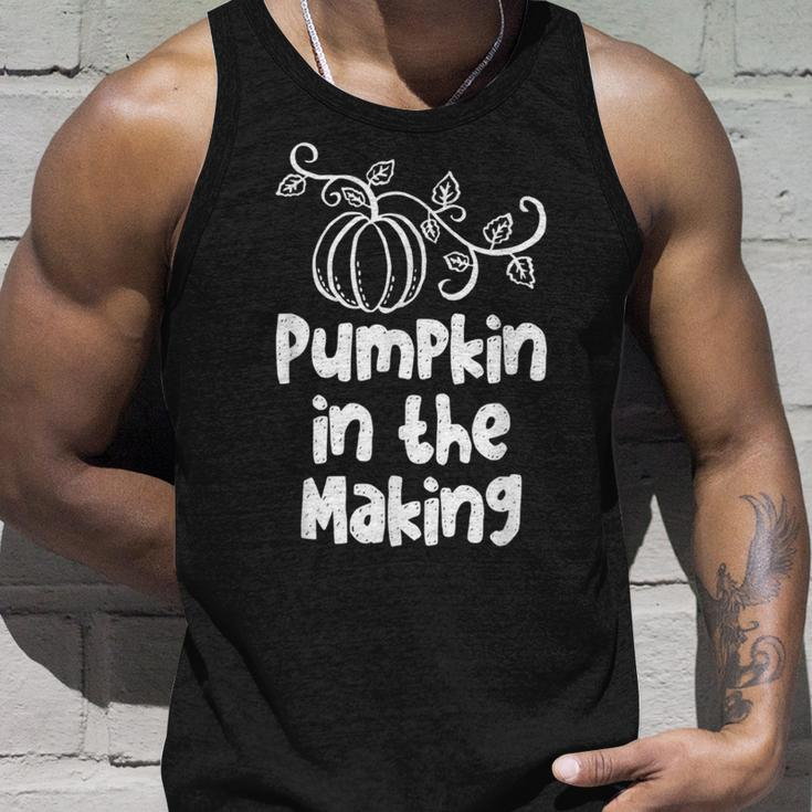 Pumpkin In The Making Thanksgiving Pregnancy New MotherUnisex Tank Top Gifts for Him