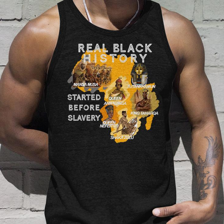 Real Black History Started Before Slavery Heritage Unisex Tank Top Gifts for Him