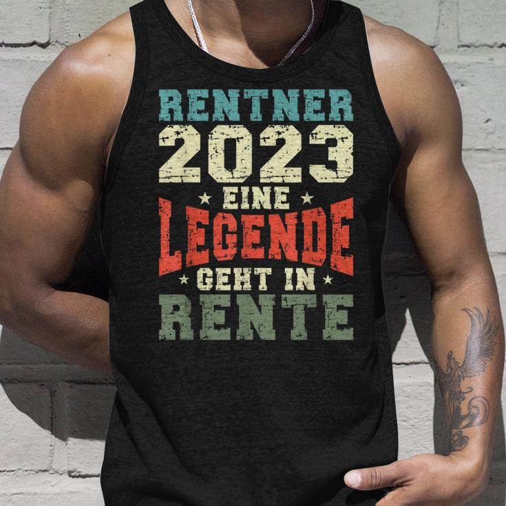 Rentner 2023 Rente Spruch Retro Vintage Tank Top Geschenke für Ihn