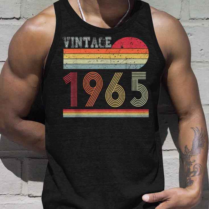 Retro Vintage 1965 Geburtstag Unisex TankTop für Männer und Frauen Geschenke für Ihn