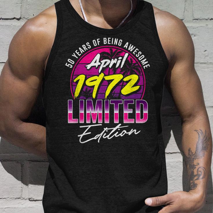 Retro Vintage April 1972 Unisex TankTop, Geburtstagsparty für Männer & Frauen Geschenke für Ihn