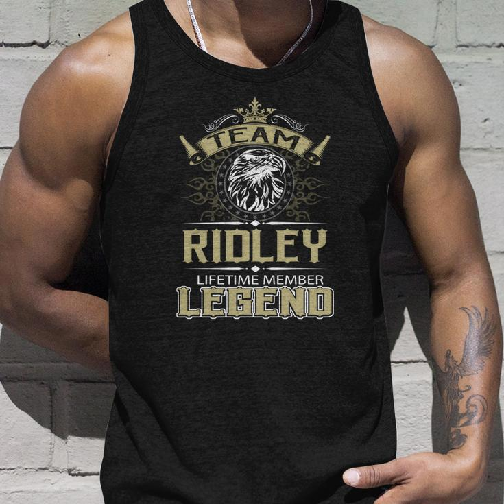 Ridley Name - Ridley Eagle Lifetime Member Unisex Tank Top Gifts for Him