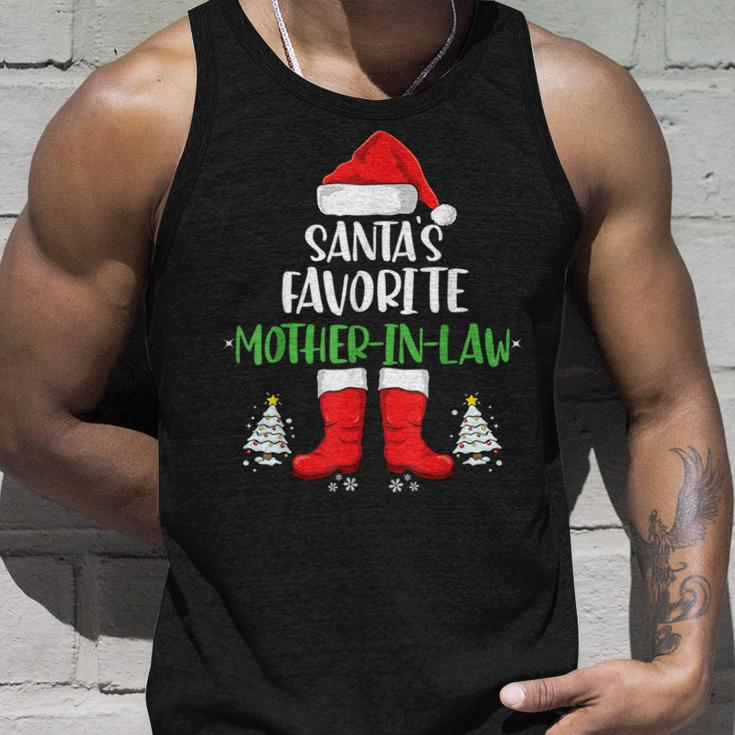 Santa’S Favorite Mother In Law Family Matching ChristmasUnisex Tank Top Gifts for Him