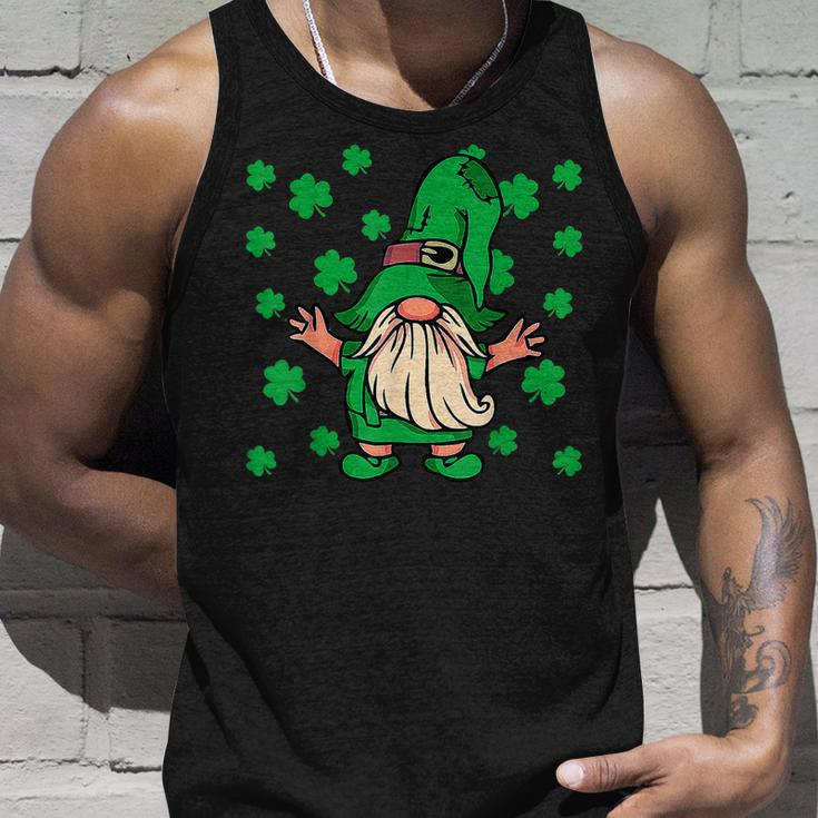 Shamrock Gnome Shenanigans With My Gnomies St Patricks Day Unisex Tank Top Gifts for Him