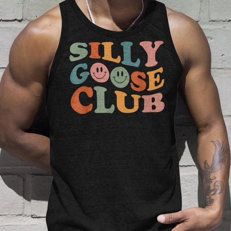 Silly Goose Club Silly Goose Meme Smile Face Trendy Costume Tank Top Gifts for Him