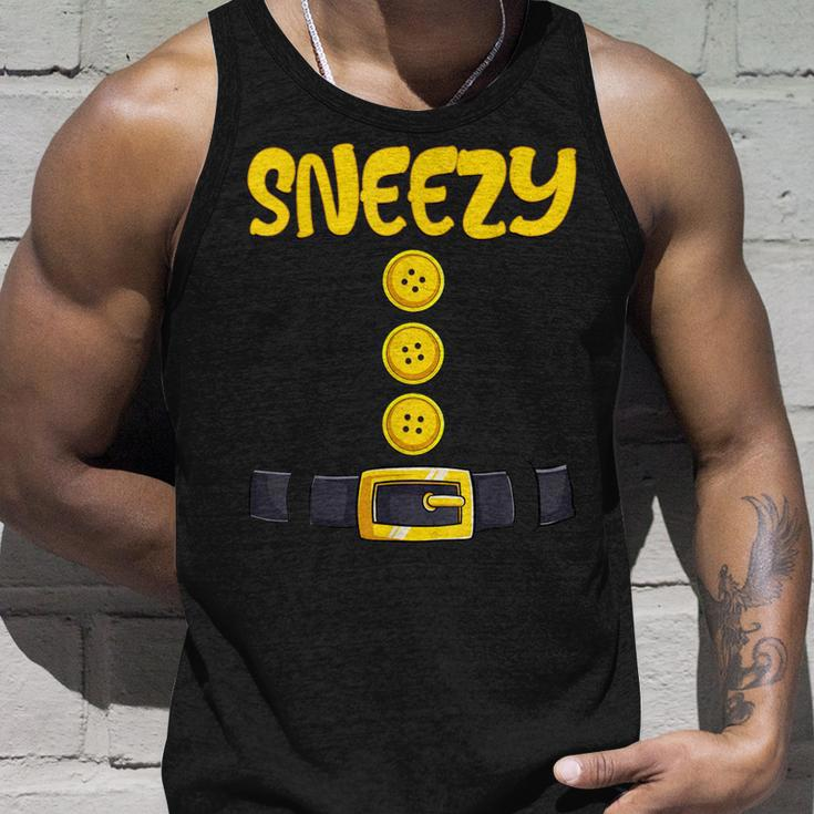 Sneezy Halloween Zwerg-Kostüm Farblich Passend Tank Top Geschenke für Ihn