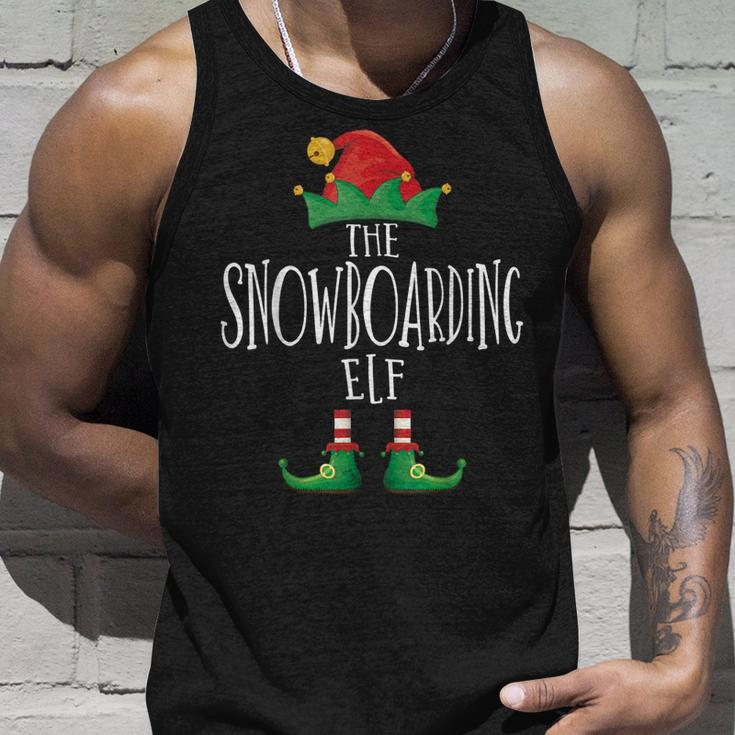 Snowboard-Elfen- Familien-Pyjama Weihnachtselfe Tank Top Geschenke für Ihn