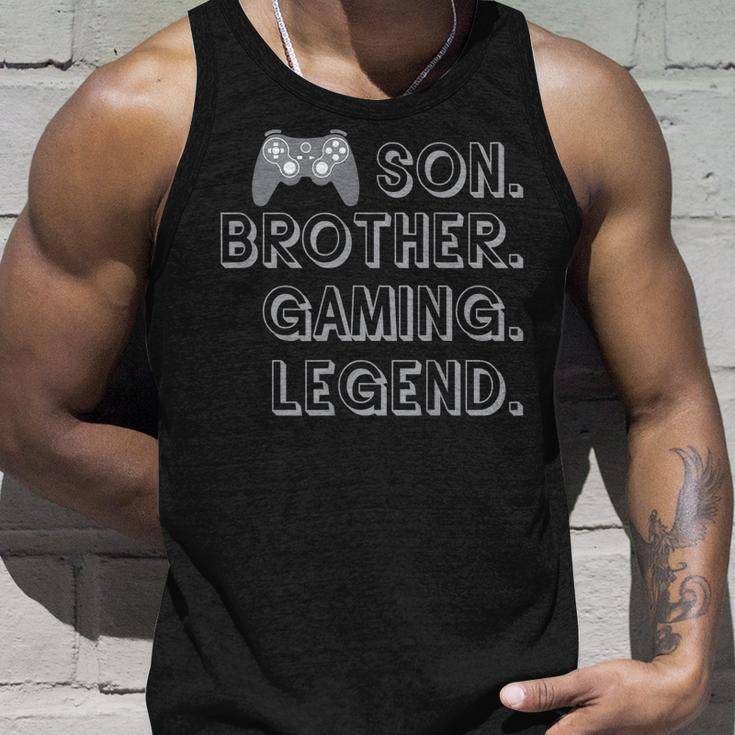 Sohn Bruder Gaming Legend Gaming Nage Boys Gamer Tank Top Geschenke für Ihn