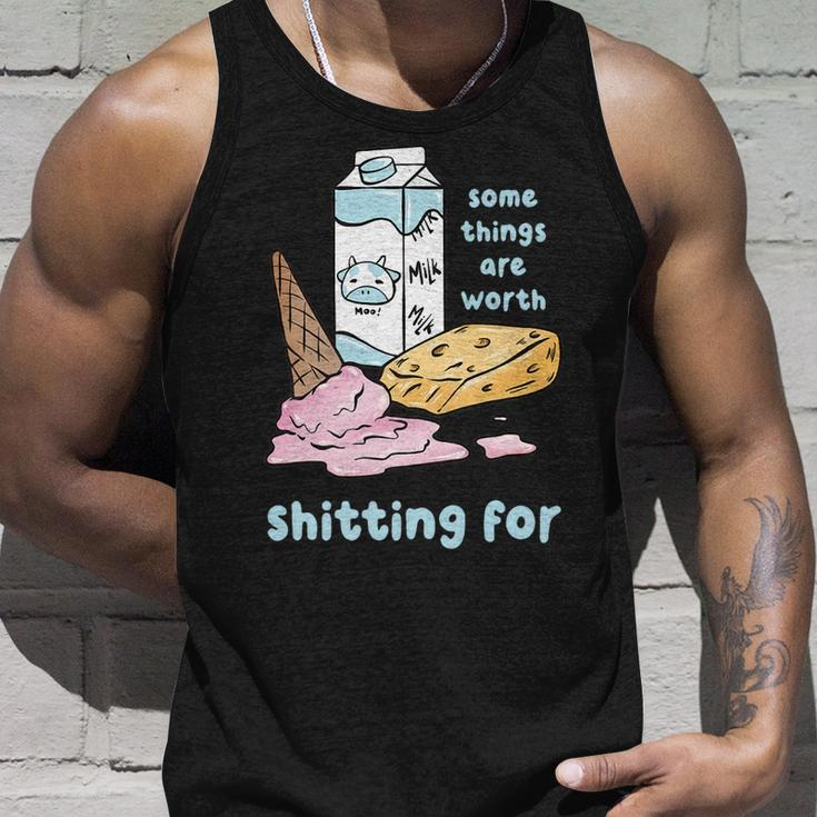 Some Things Are Worth Shitting For V2 Unisex Tank Top Gifts for Him
