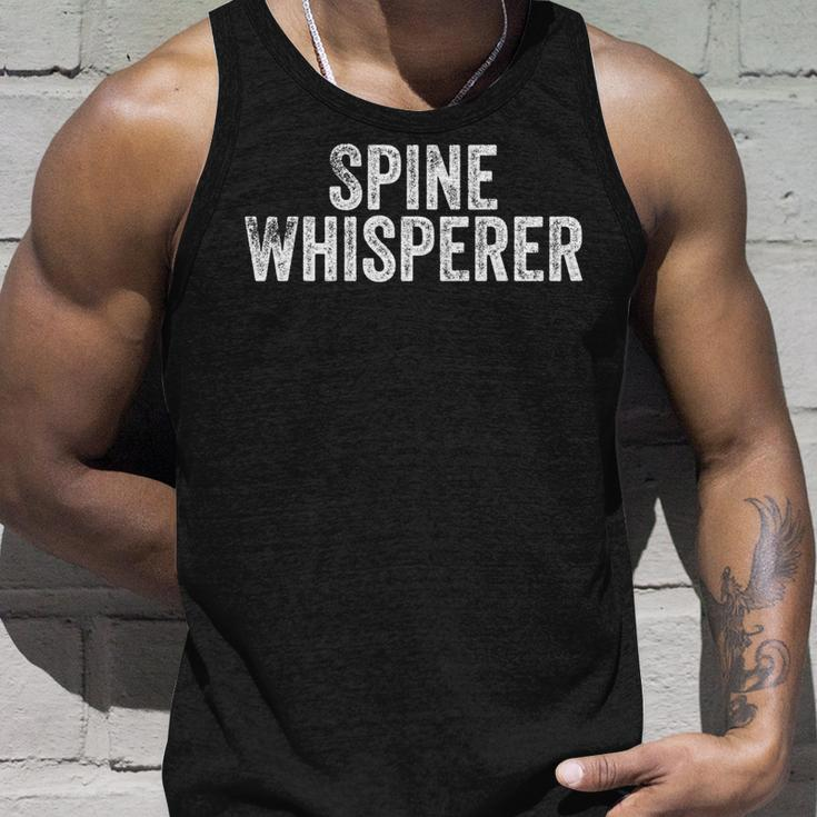 Spine Whisperer Gift For Chiropractor Students Chiropractic V3 Men Women Tank Top Graphic Print Unisex Gifts for Him