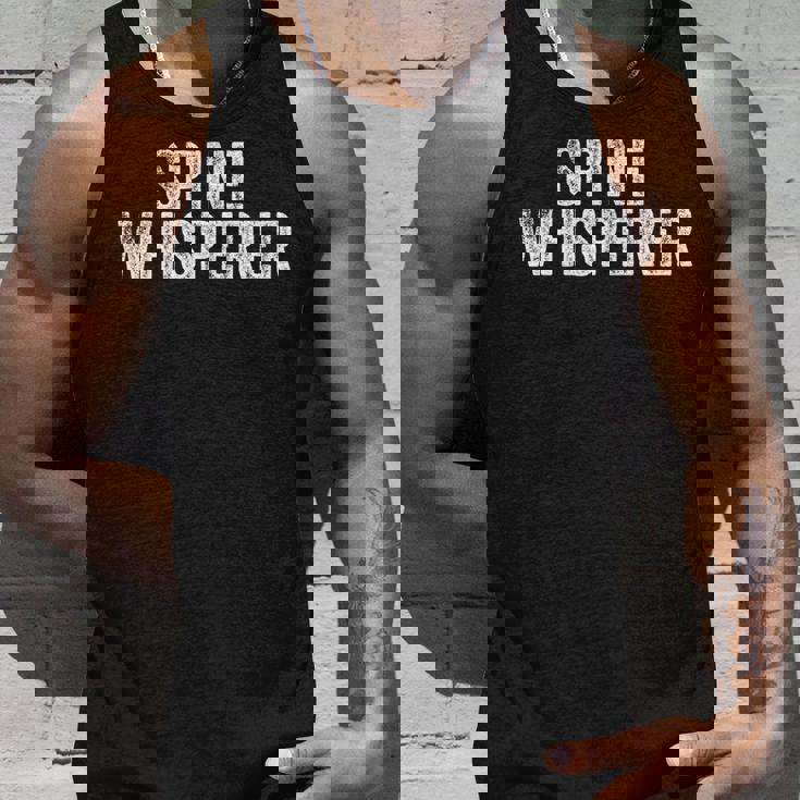 Spine Whisperer Gift For Chiropractor Students Chiropractic V3 Men Women Tank Top Graphic Print Unisex Gifts for Him