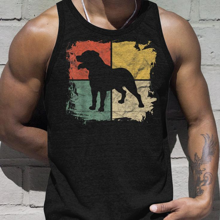 Square Retro Rottweiler Owner Gift Dog Rottie Dad Rott Mom Unisex Tank Top Gifts for Him