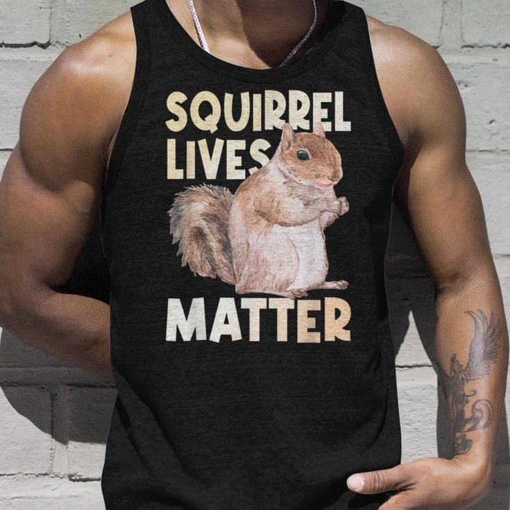 Squirrel Lives Matter - Squirrel Lover Funny Animal Lover Unisex Tank Top Gifts for Him