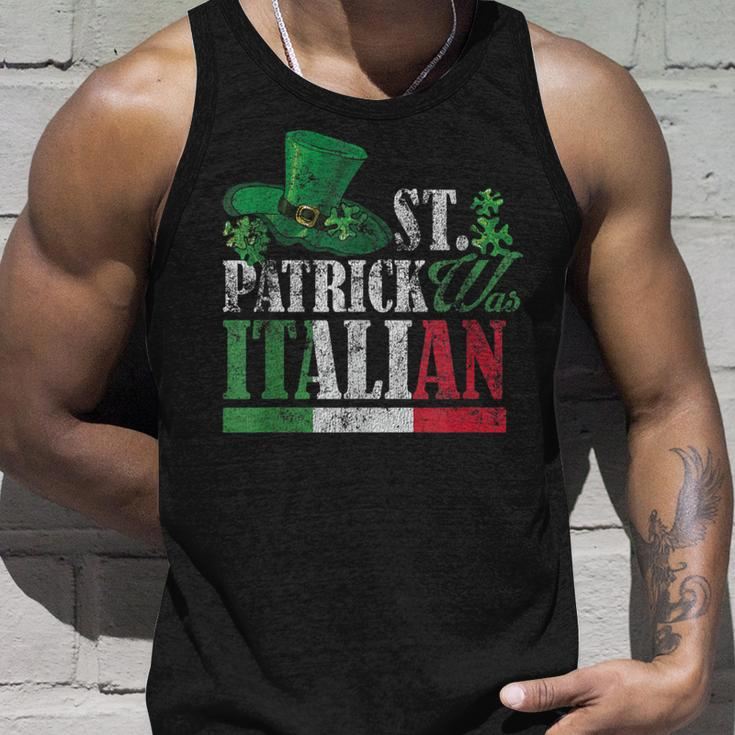 St Patrick Was Italian St Patricks Day V2 Unisex Tank Top Gifts for Him