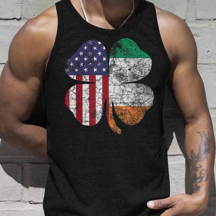 St Patricks Day Irish American Flag Saint Pride Usa Gift Unisex Tank Top Gifts for Him