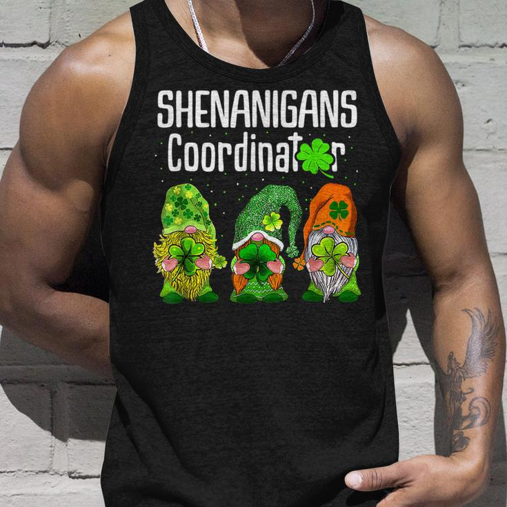 St Patricks Day Shenanigans Coordinator Gnomes Green Gnomies Unisex Tank Top Gifts for Him