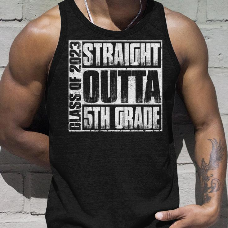 Straight Outta Fifth 5Th Grade Class Of 2023 Graduation Unisex Tank Top Gifts for Him