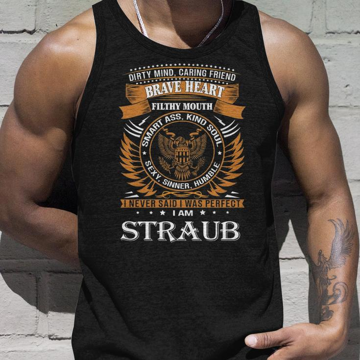 Straub Name Gift Straub Brave Heart Unisex Tank Top Gifts for Him