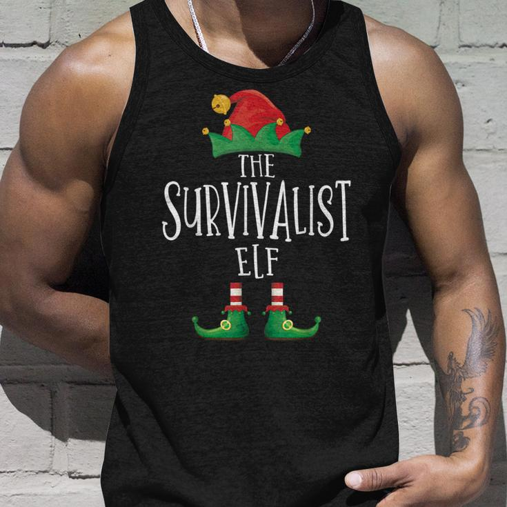 Survivalist Elfenhemd Familie Passender Pyjama Weihnachten Tank Top Geschenke für Ihn