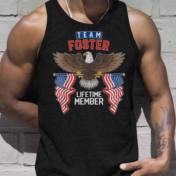 Team Foster Lifetime Member Us Flag Unisex Tank Top Gifts for Him