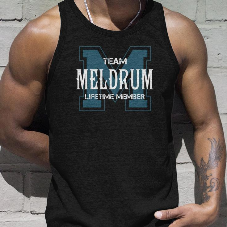 Team Meldrum Lifetime Member Unisex Tank Top Gifts for Him