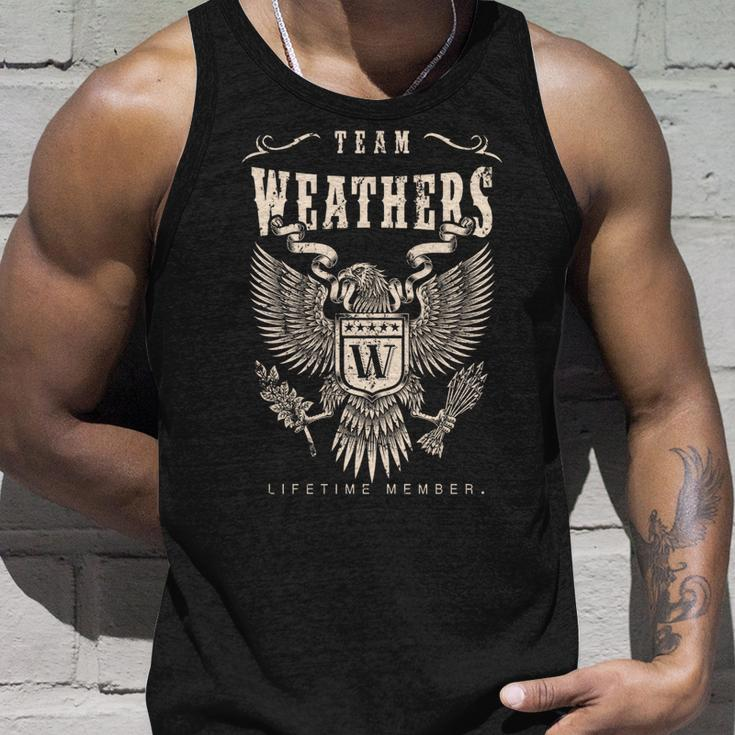 Team Weathers Lifetime Member V2 Unisex Tank Top Gifts for Him