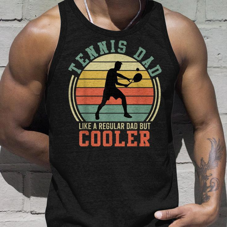 Tennis Player Father Dad Gift Tennis Vintage Retro Unisex Tank Top Gifts for Him