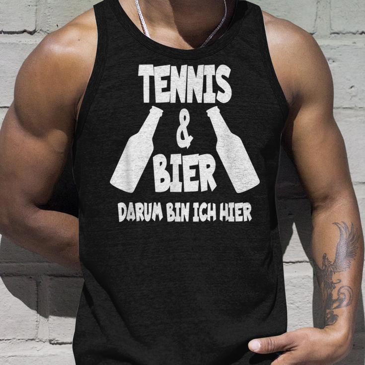 Tennis Und Bier Tenniscamp Tennistrainer Tenniscamp Tank Top Geschenke für Ihn