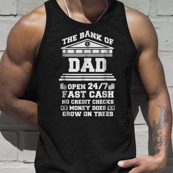 The Bank Of DadFunny Father Day Gift Unisex Tank Top Gifts for Him
