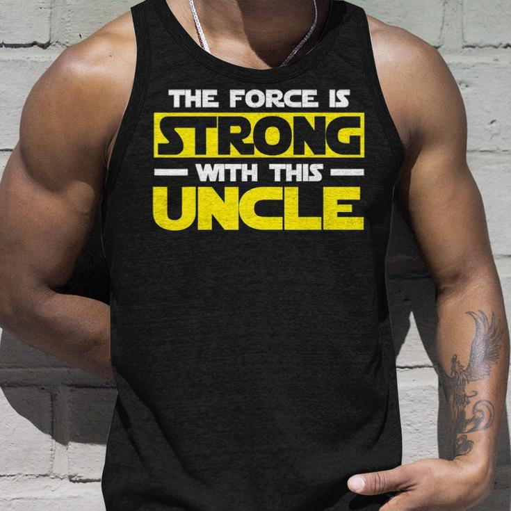 The Force Is Strong With This My Uncle Unisex Tank Top Gifts for Him
