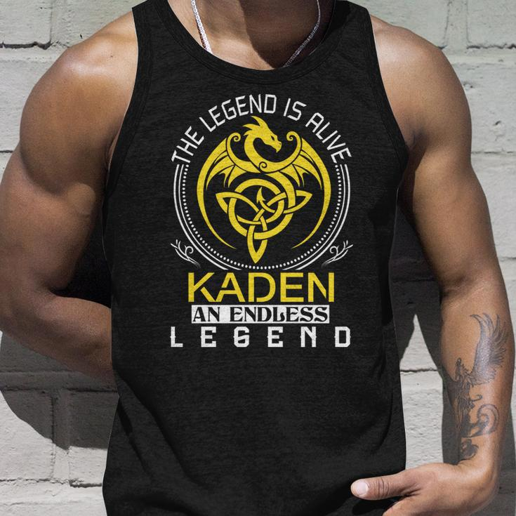 The Legend Is Alive Kaden Family Name Unisex Tank Top Gifts for Him