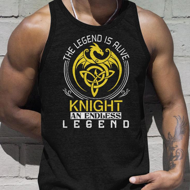 The Legend Is Alive Knight Family Name Unisex Tank Top Gifts for Him