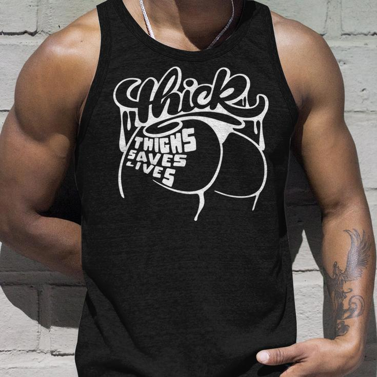 Thick Thighs Save Lives Gym Workout Thick Thighs Unisex Tank Top Gifts for Him