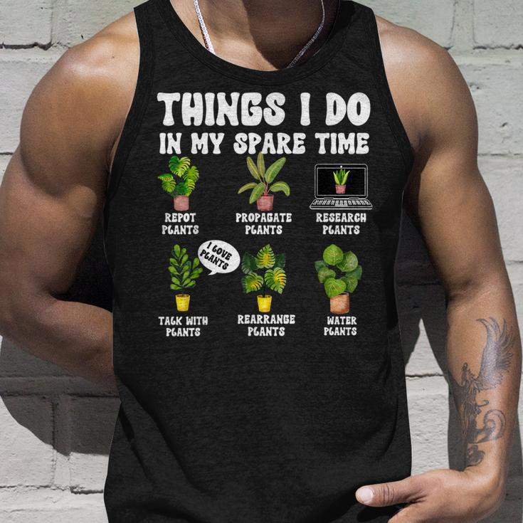 Things I Do In My Spare Time Plant Gardener Gardening Tank Top Gifts for Him