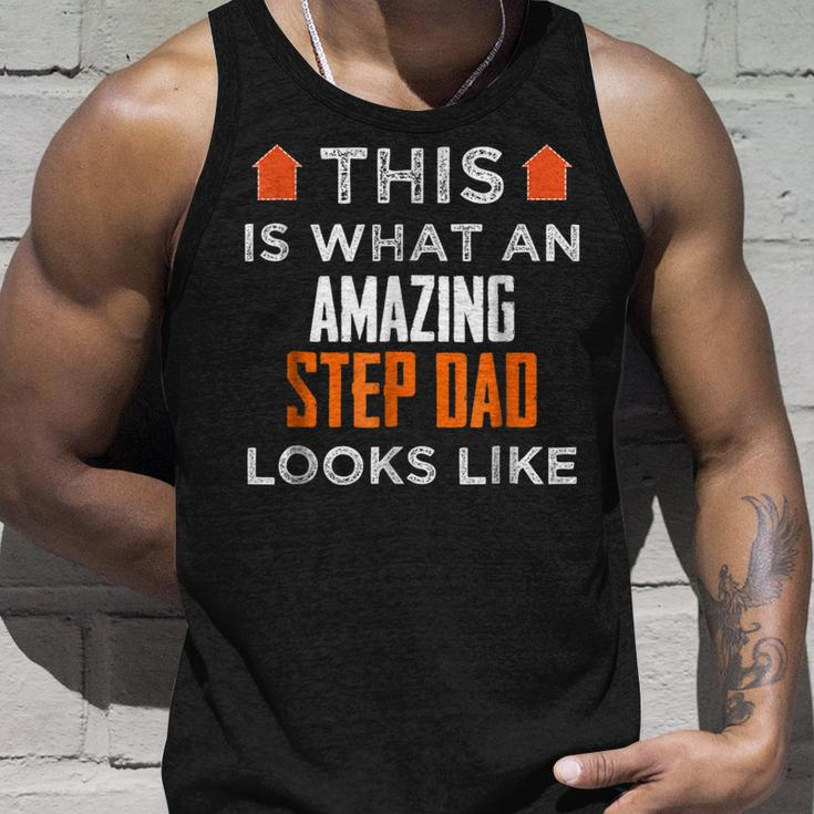 This Is What An Amazing Step Dad Looks LikeGift Unisex Tank Top Gifts for Him