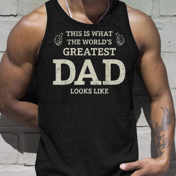 This Is What The Worlds Greatest Dad Fathers Day Men Unisex Tank Top Gifts for Him