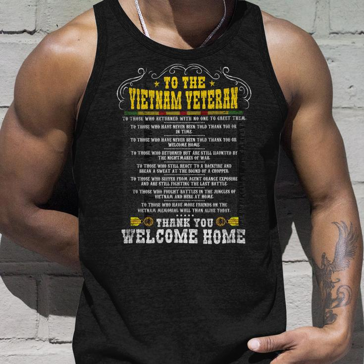 To The Vietnam Veteran Unisex Tank Top Gifts for Him