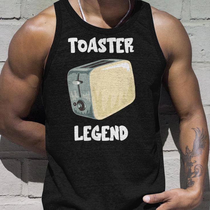 Toaster Legend Unisex TankTop für Brot- und Toastliebhaber, Frühstücksidee Geschenke für Ihn