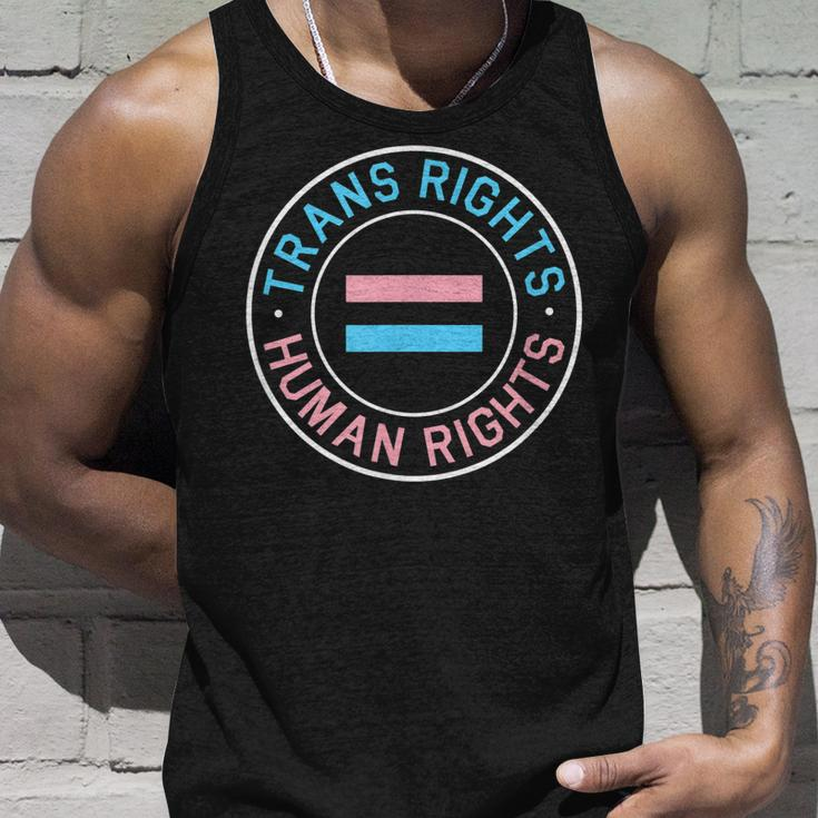 Trans Rights Are Human Rights Protest Unisex Tank Top Gifts for Him