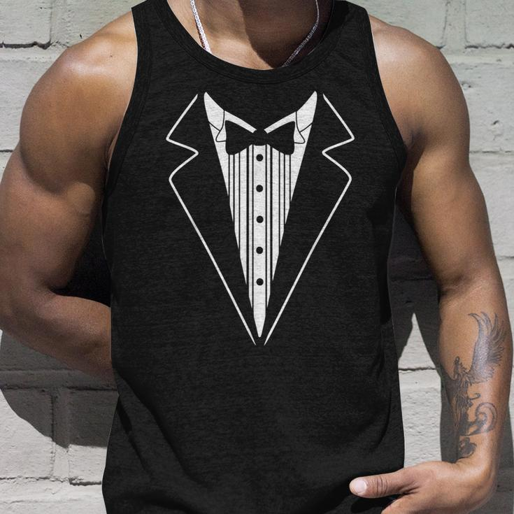 Tuxedo Black Navy Blue Royal Blue Brown Gray Unisex Tank Top Gifts for Him