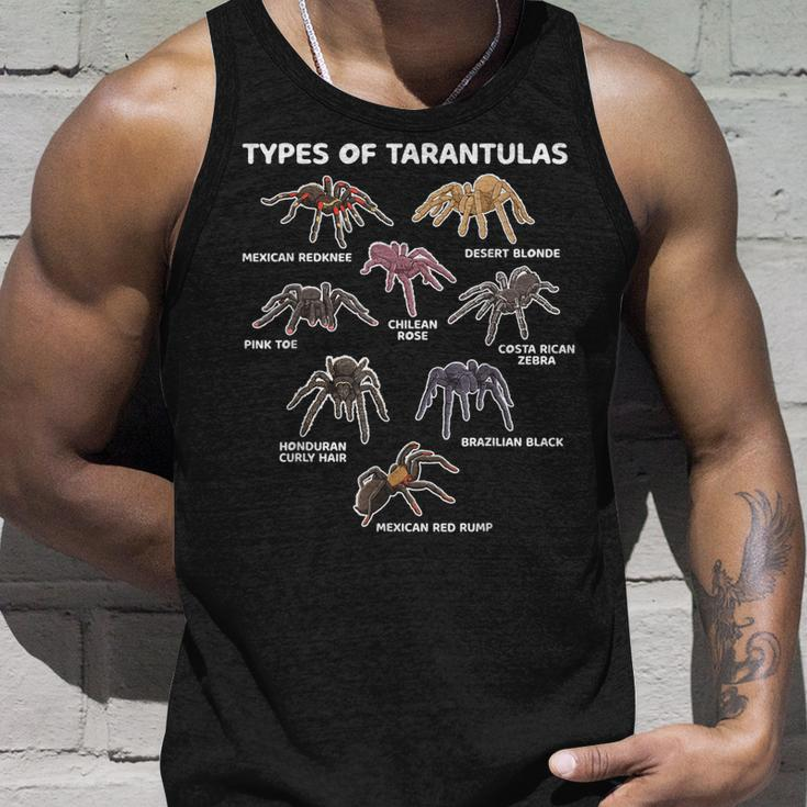 Types Of Tarantulas Pink Toe Chilean Mexican Hairy Spider Unisex Tank Top Gifts for Him