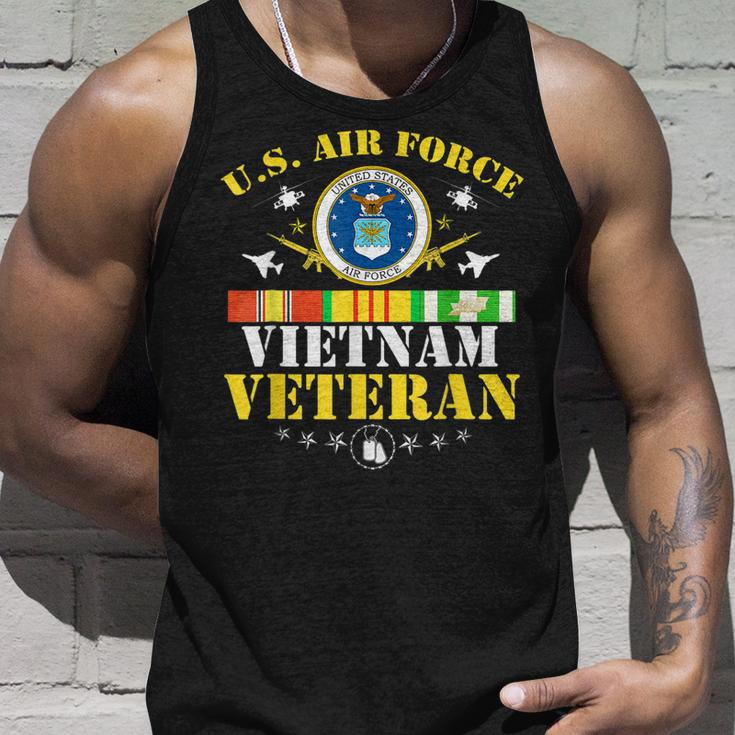 Us Air Force Vietnam Veteran Usa Flag Vietnam Vet Flag Unisex Tank Top Gifts for Him