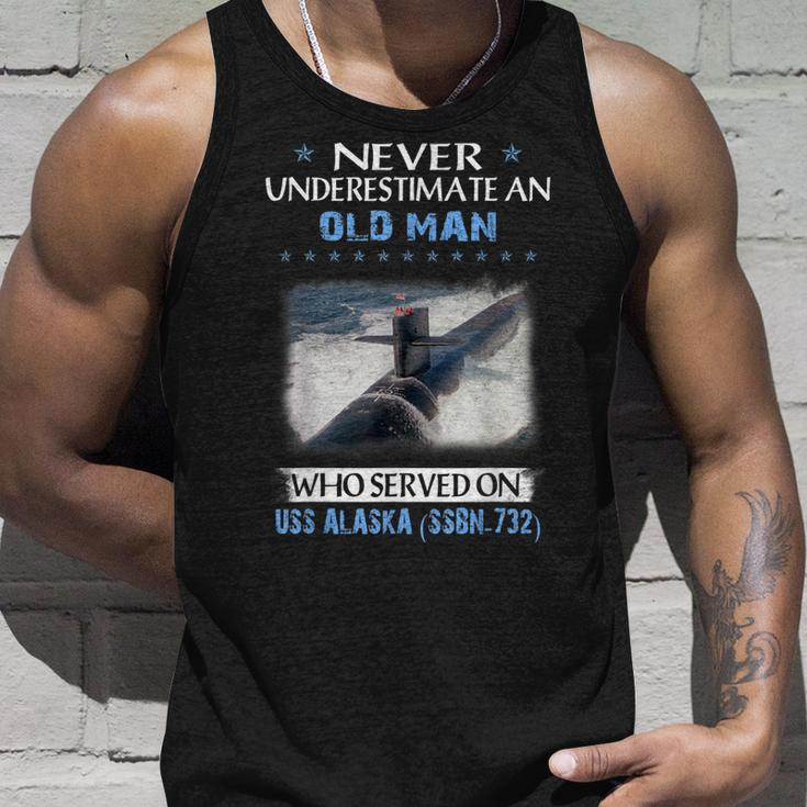 Uss Alaska Ssbn-732 Submarine Veterans Day Father Day Gift Unisex Tank Top Gifts for Him