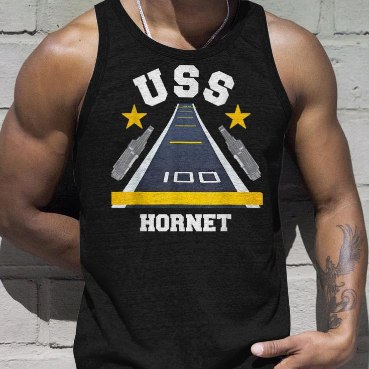 Uss Hornet Aircraft Carrier Military Veteran Unisex Tank Top Gifts for Him