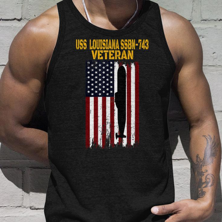 Uss Louisiana Ssbn-743 Submarine Veterans Day Fathers Day Unisex Tank Top Gifts for Him