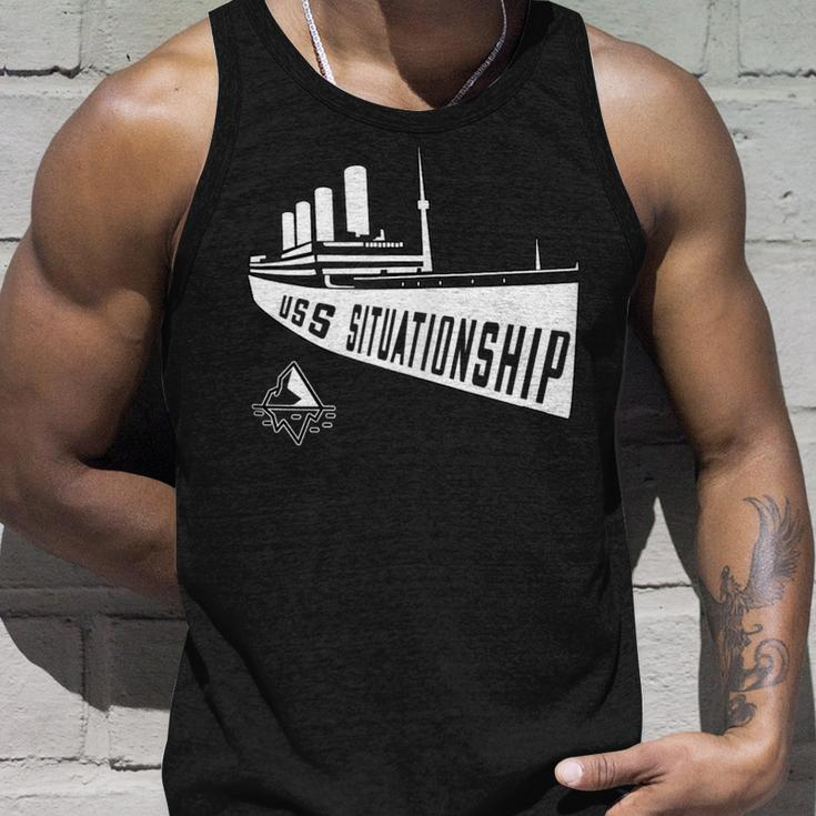 Uss Situationship Complicated Relationship Gift Friendship Unisex Tank Top Gifts for Him