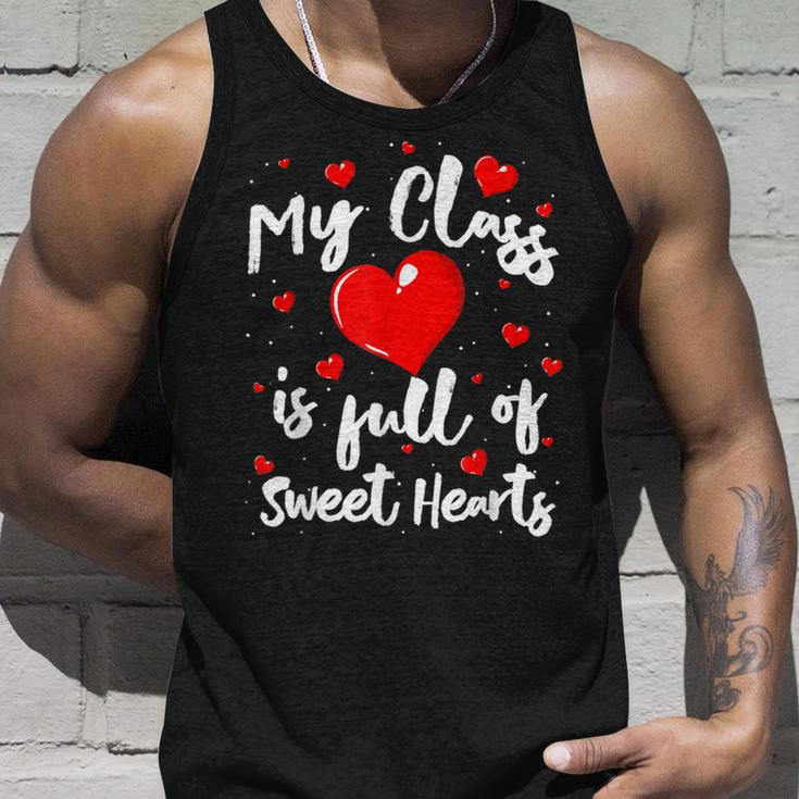 Valentine Day My Class Full Of Sweethearts Woman Teacher Unisex Tank Top Gifts for Him