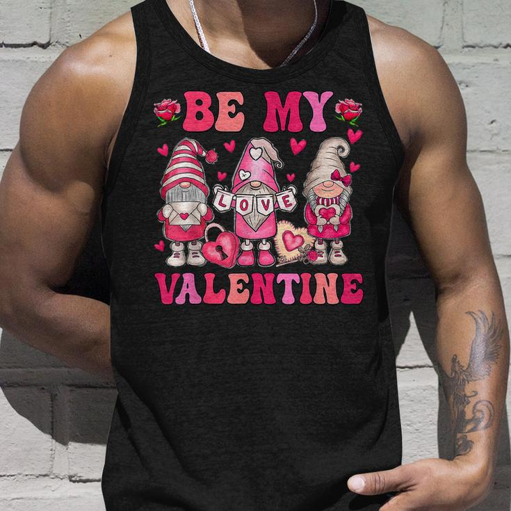 Valentines Day Gnome Be My Valentines Couple Gnome Heart Unisex Tank Top Gifts for Him
