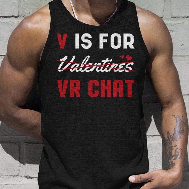 Valentinstag VR Chat Unisex TankTop, Herzen Motiv für den Liebsten Geschenke für Ihn