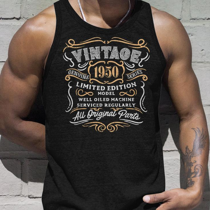 Vintage 1950 Funny Retro 70Th Birthday Gift For Dad Unisex Tank Top Gifts for Him